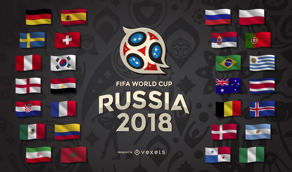05a7f2a20aeffc6ac7adc6c8f7151261 russia 2018 world cup country flags